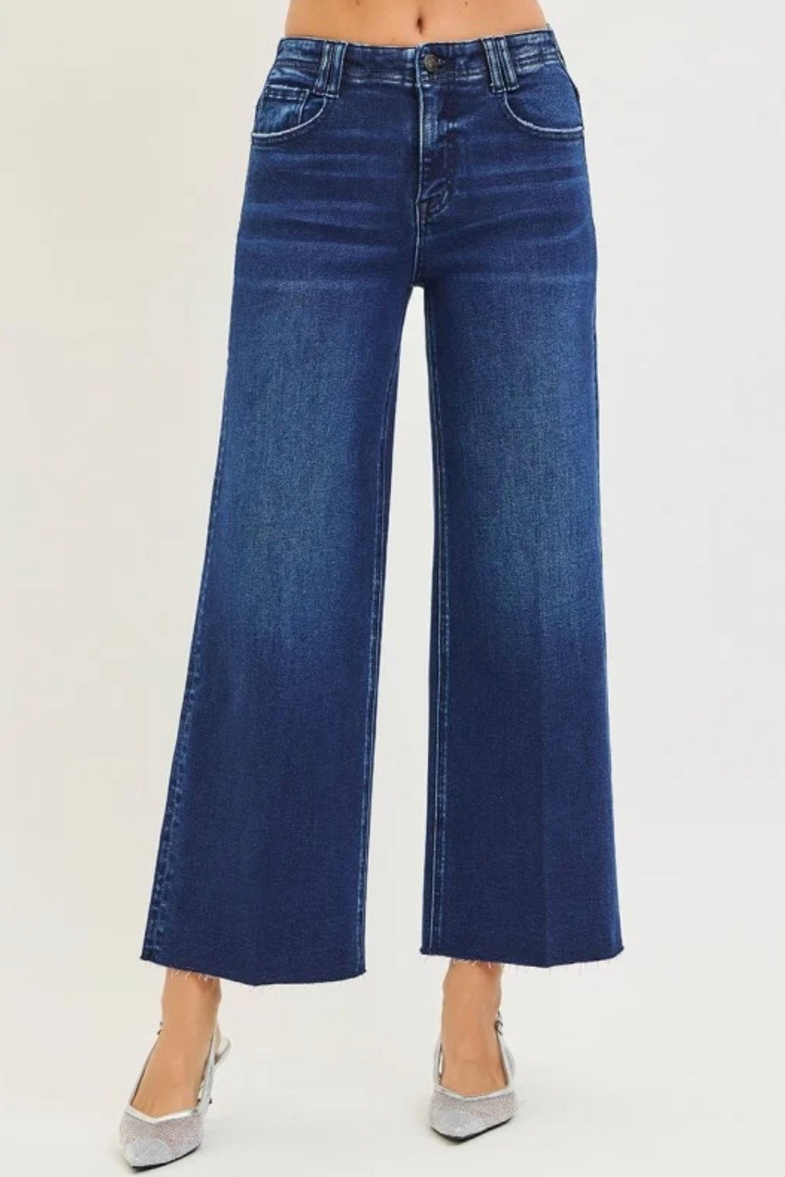 Risen High Rise Wide Jeans