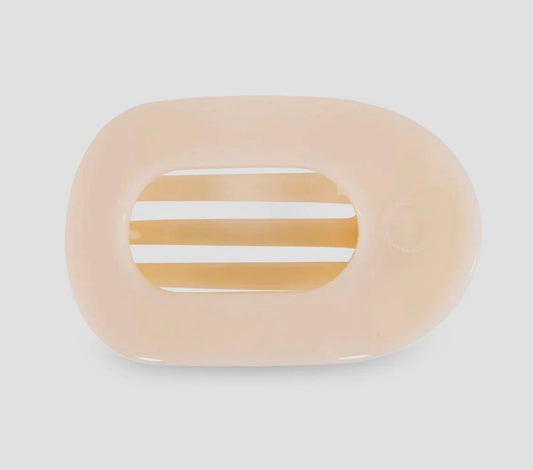 Small Almond Round Flat Hair Clip