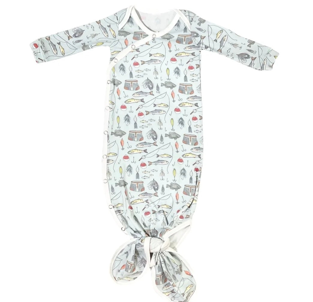 Newborn Knotted Gown | Trout