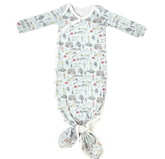 Newborn Knotted Gown | Trout