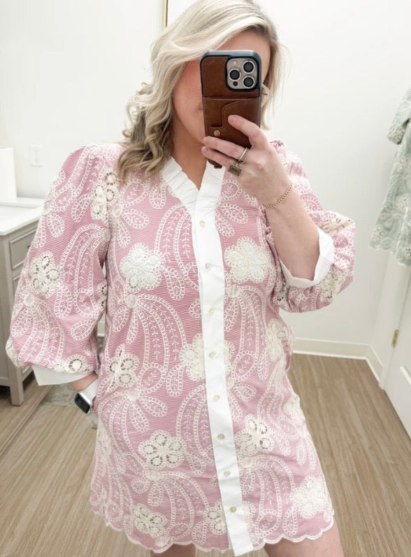 Blush Garden Party Dress
