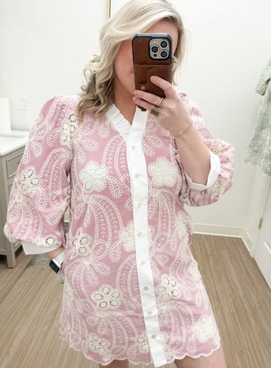 Blush Garden Party Dress