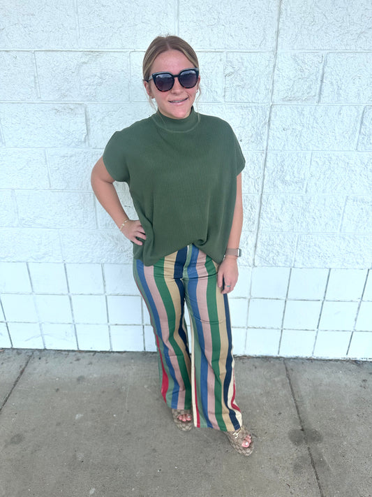 Comfort Stretch Retro Stripe Jeans