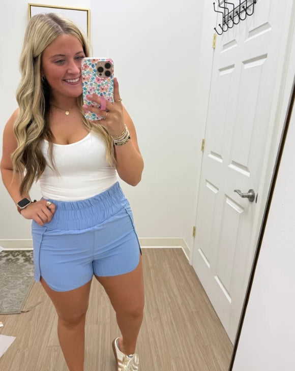 Light Blue Go-To Shorts