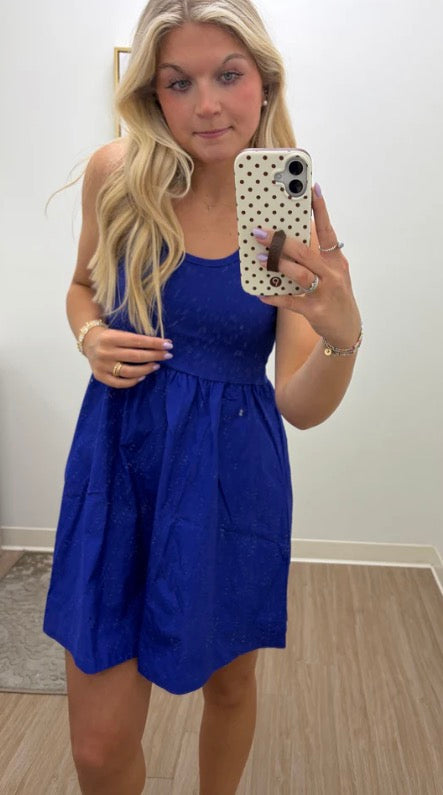 Royal Blue Breeze Tank Dress