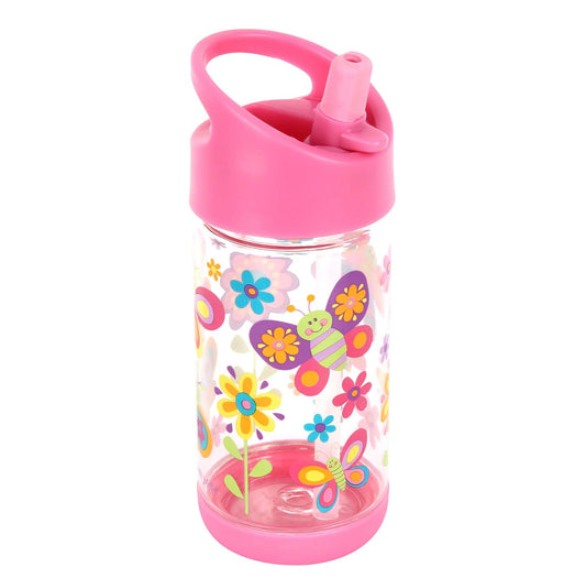 Butterfly Flip Top Water Bottle