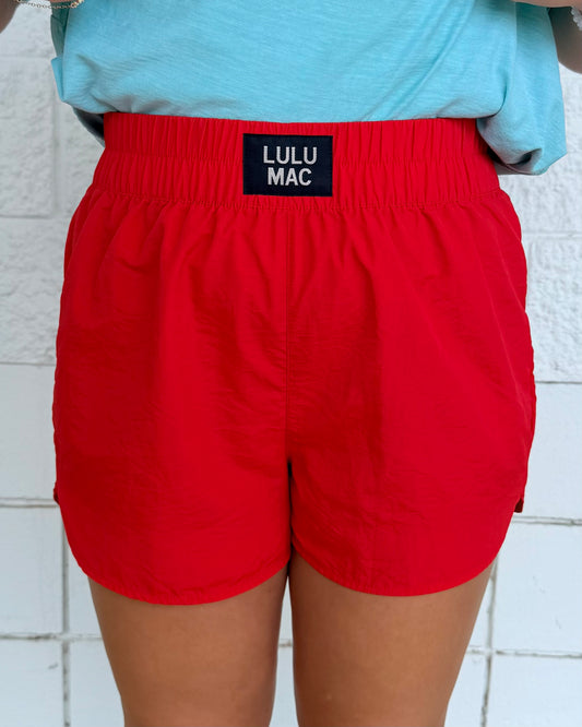Red Shorts | Lulu Mac