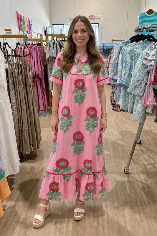 Red Bloom Maxi