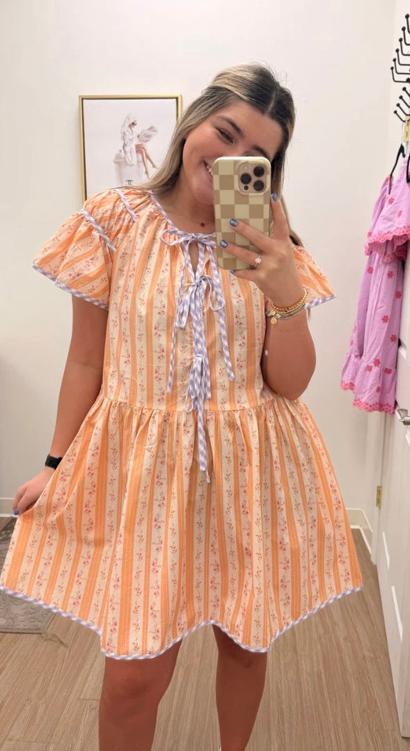 Lovely Peach Dress