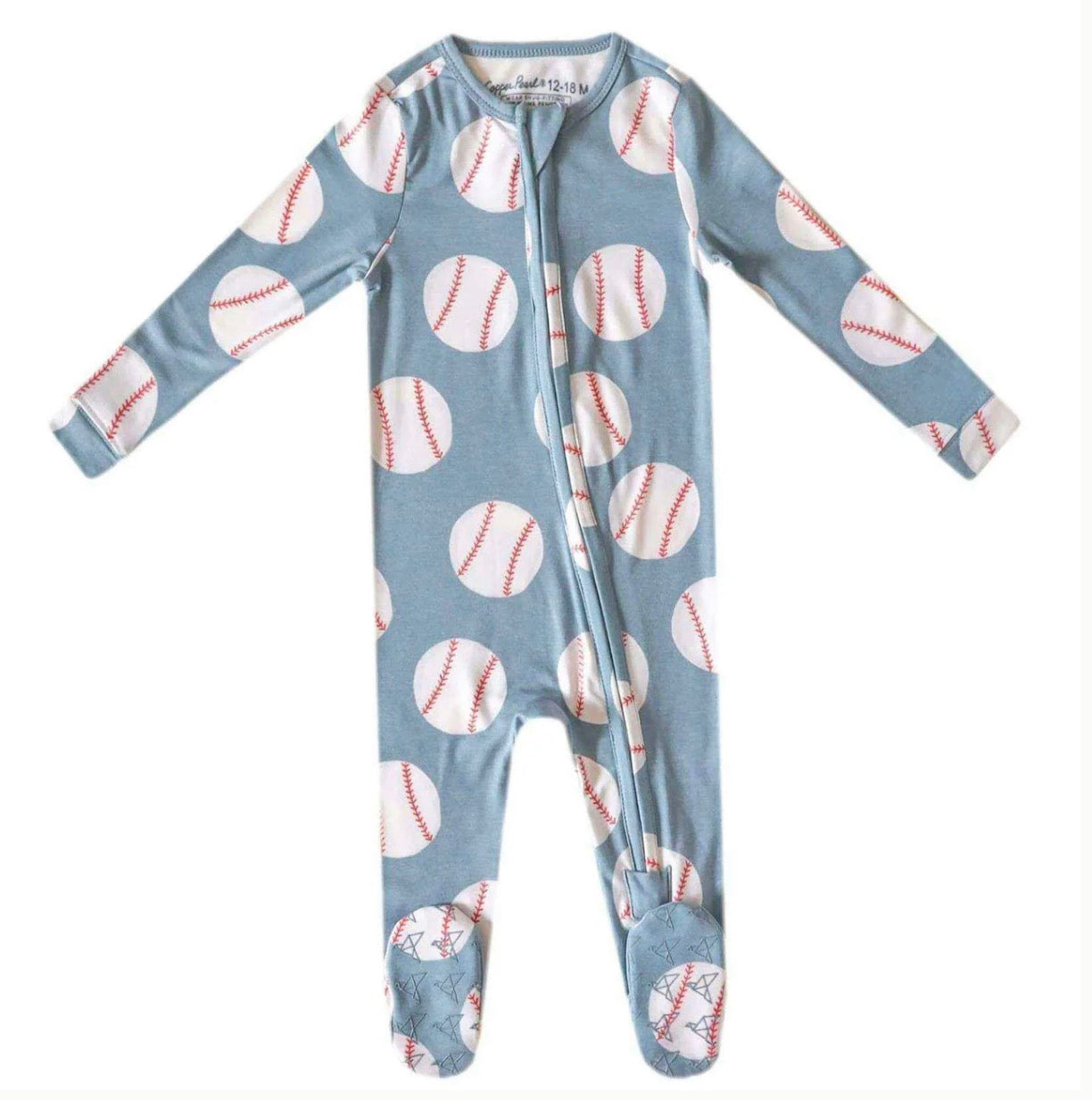 Convertible Zip-Up Footie Pajama | Slugger