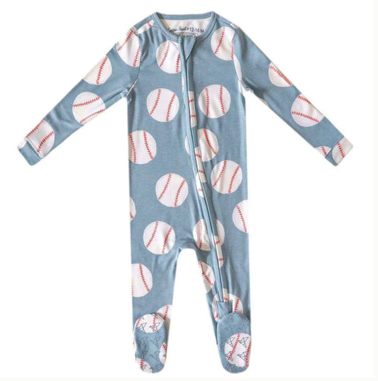 Convertible Zip-Up Footie Pajama | Slugger