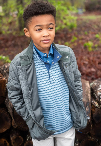 Quilted Barn Jacket in Fly Fishing Green