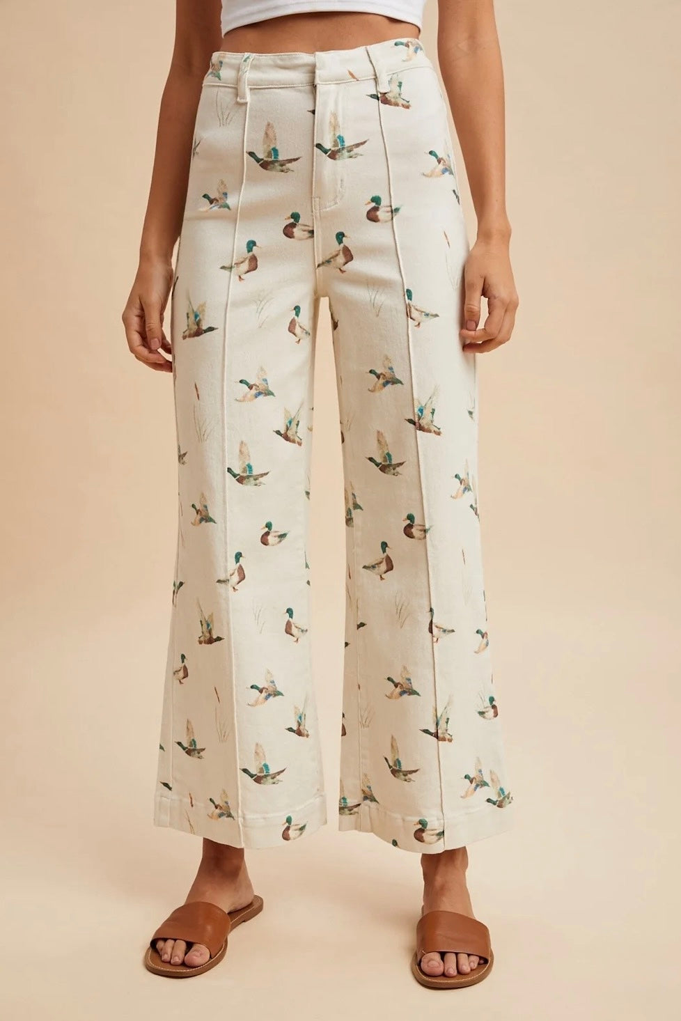 Wide Leg Mallard Denim Jeans