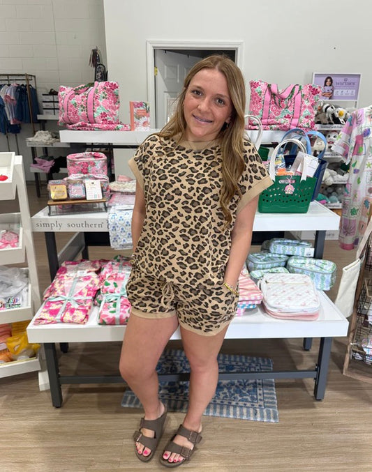 Leopard Lounge Set