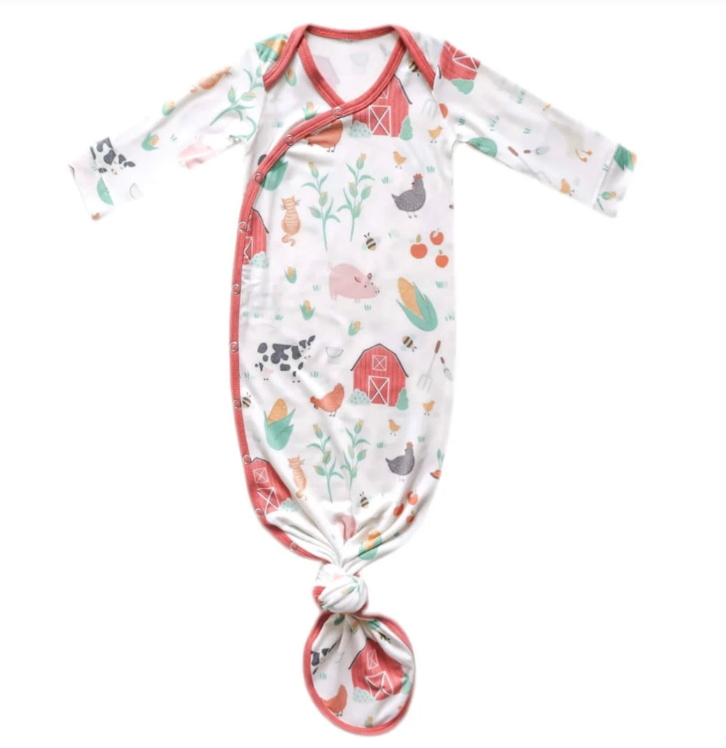 Newborn Knotted Gown | Farmstead