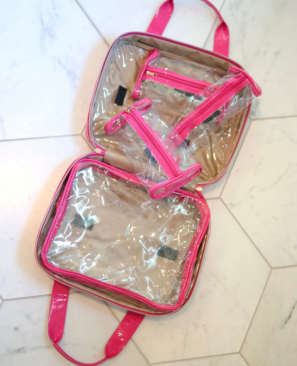 Punta Canta Large Case-Hot Pink