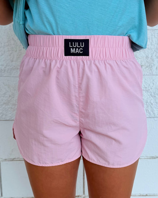 Baby Pink Shorts | Lulu Mac