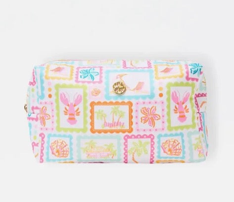 Coastal Cosmetic Pouch | Mary Square
