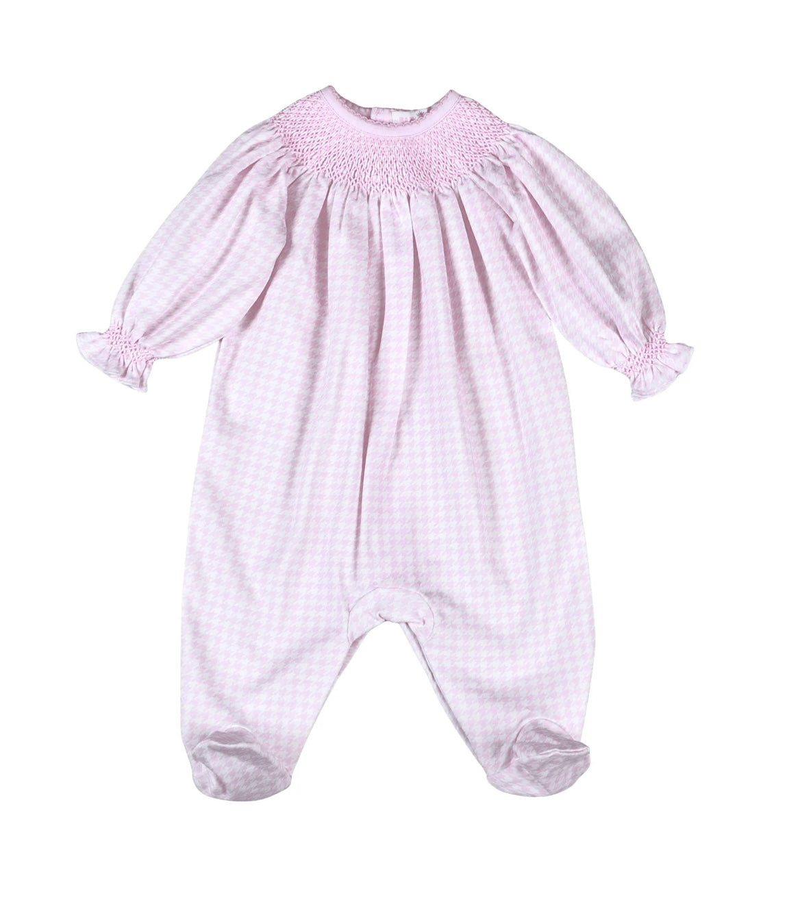 Pink Susie Hand Smock Bishop Footie