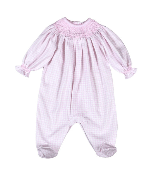 Pink Susie Hand Smock Bishop Footie