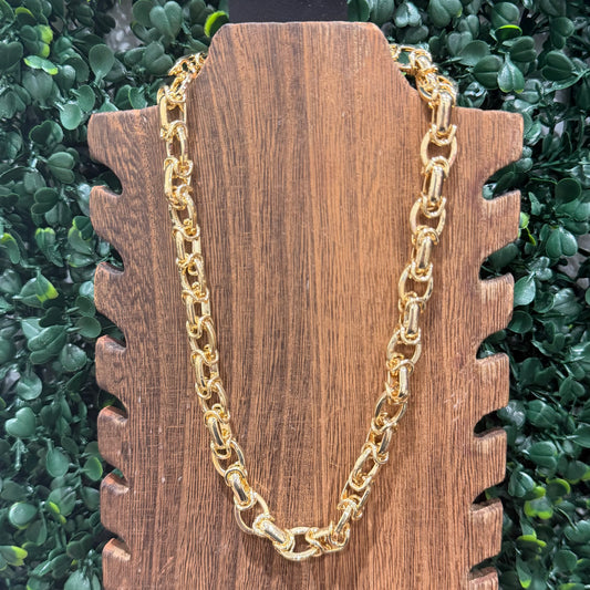 Chunky Gold Chain Necklace