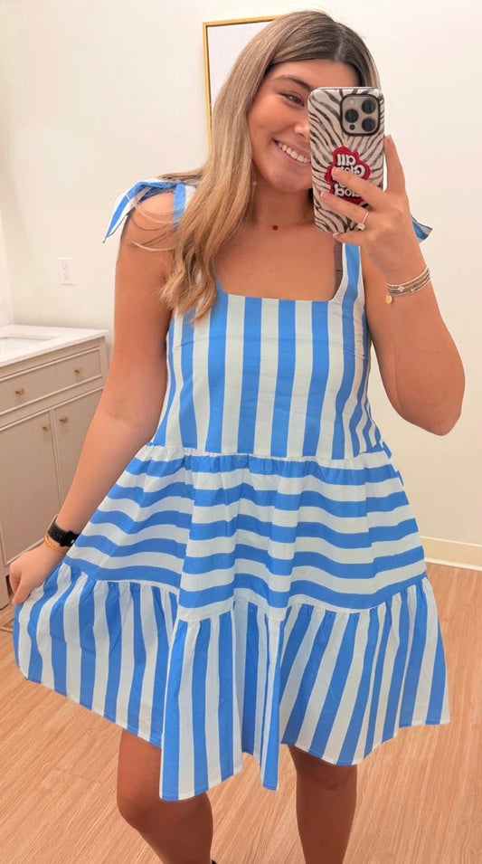 Bubble Blue Dress