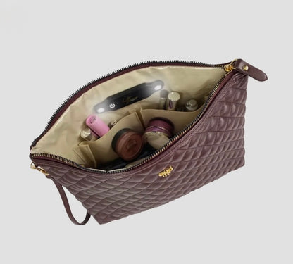 Litt Chocolate Brown Makeup Case