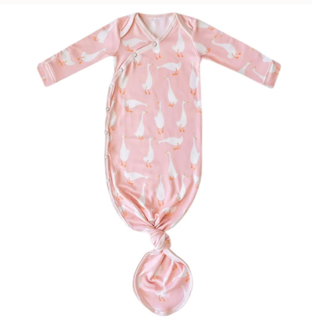 Newborn Knotted Gown | Goosie