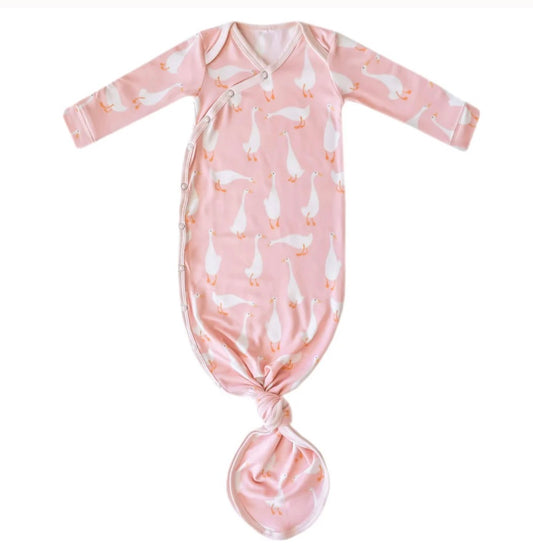 Newborn Knotted Gown | Goosie