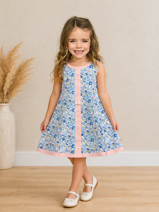 Blue Floral Dress
