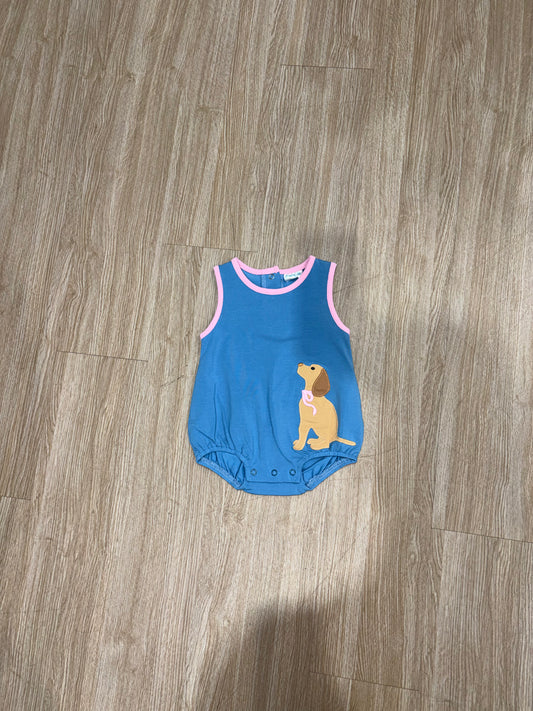 Girl Dog Bubble
