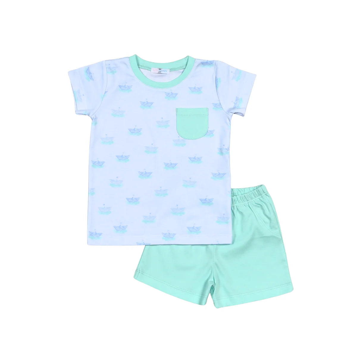 Baby Loren Paper Sailboat Boy Set