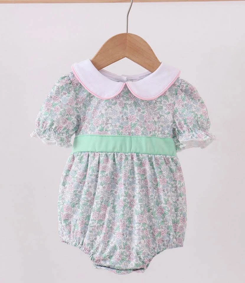 Mint Floral Bubble