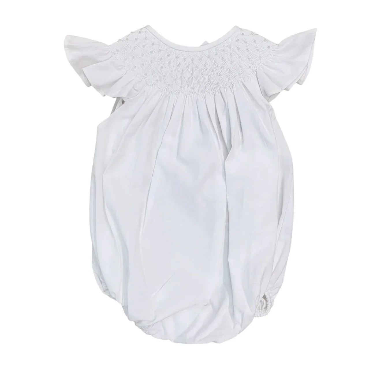 Pearl Smock Bubble| White