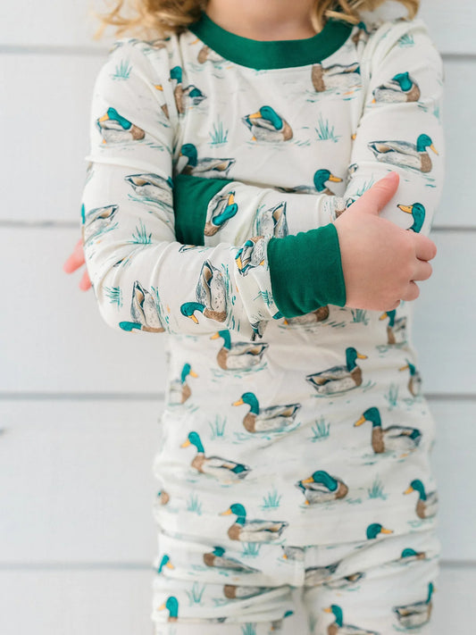 Duck Pond Bamboo PJ Set