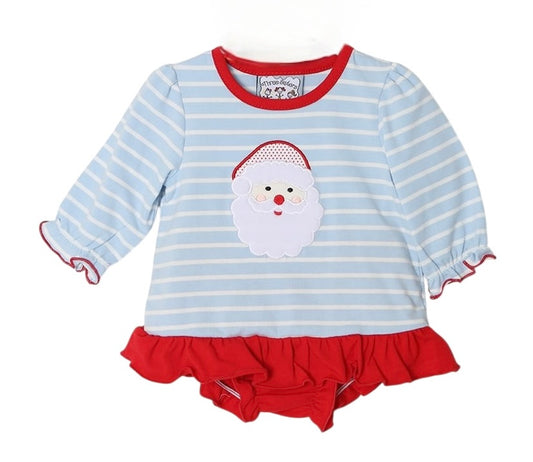Santa Appliqué Bloomer Set