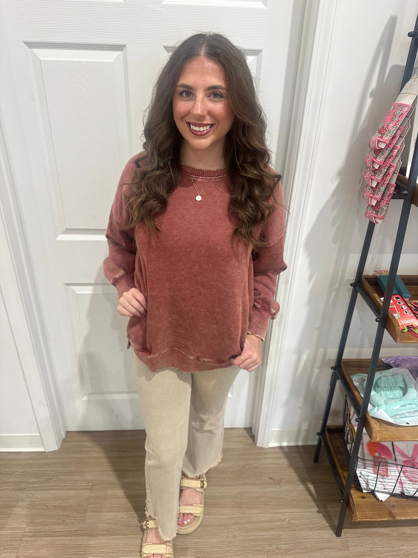 Harvest Rust Pullover