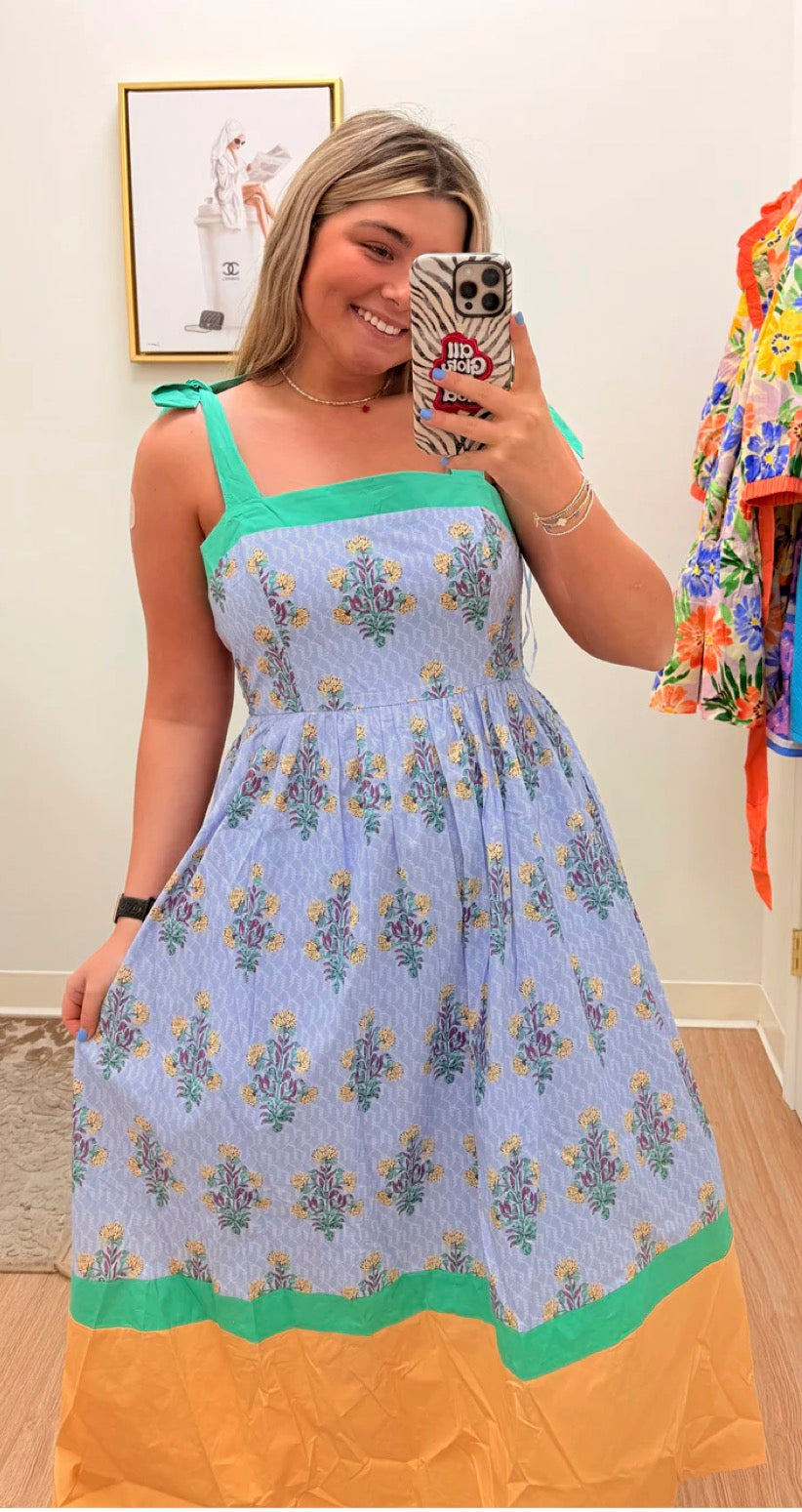 Sunset Radiance Maxi Dress