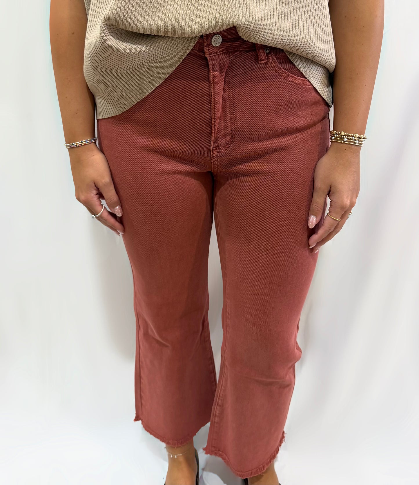 Cabernet Acid Wash Jeans